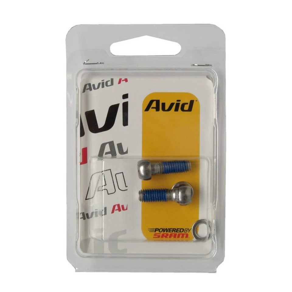 Avid Schrauben für Scheibenbremsadapter 00.5318.005.000 Edelstahl 2 Stk. Silber