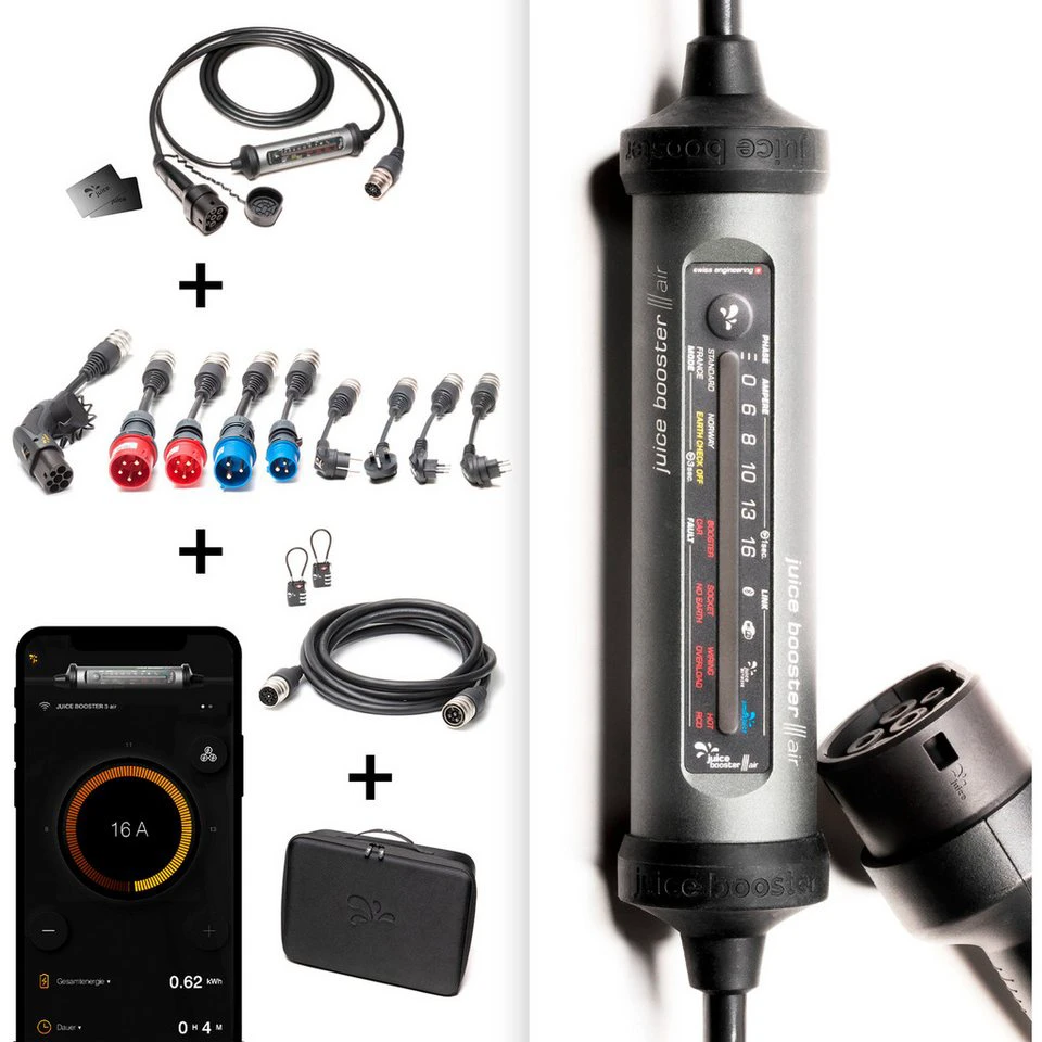 Juice Technology JUICE BOOSTER 3 air MASTER mobile Wallbox 1,4 - 11 kW 8,1 Meter Kabel