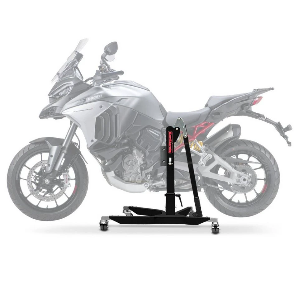 ConStands Motorradheber CS Power Classic-Zentralständer Ducati Multistrada V4 21-25 Schwar