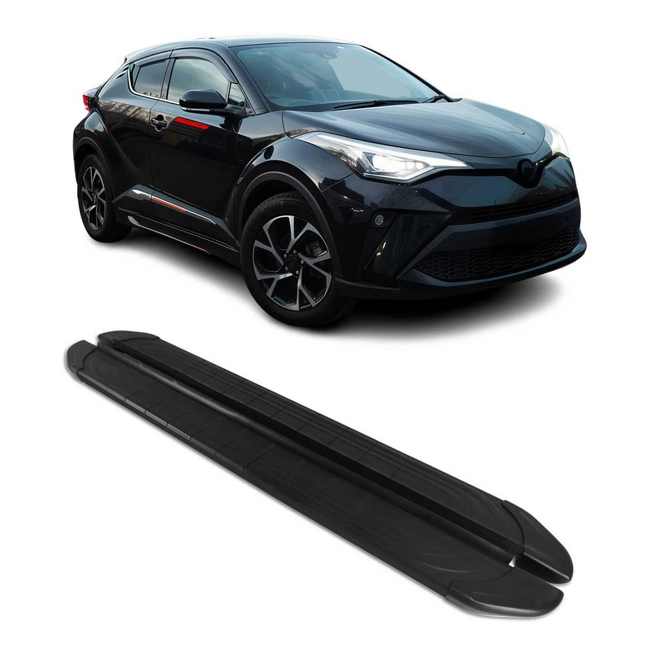 OMAC Trittbretter Toyota C-HR 2016-2025 Aluminium 2tlg rutschfest