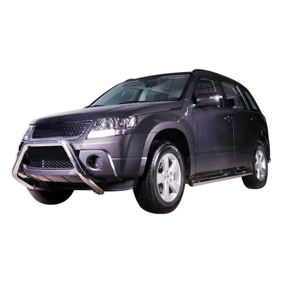 OMAC Frontstoßstange Frontbügel Suzuki Grand Vitara 2006-2015 Stahl Silber