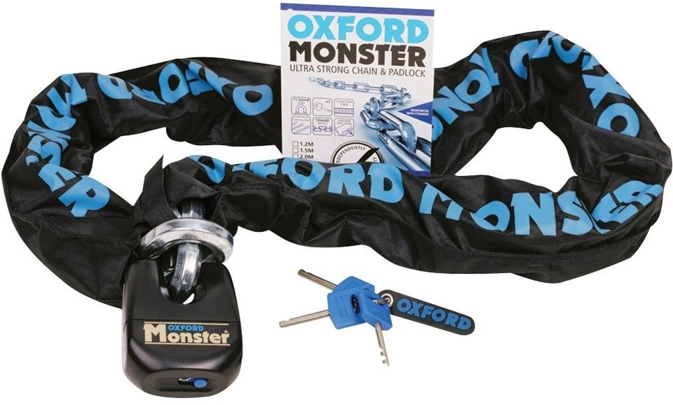 Oxford Monster Kettenschloss Bügelschloss Cro-Mo-Stahl Titanlegierung