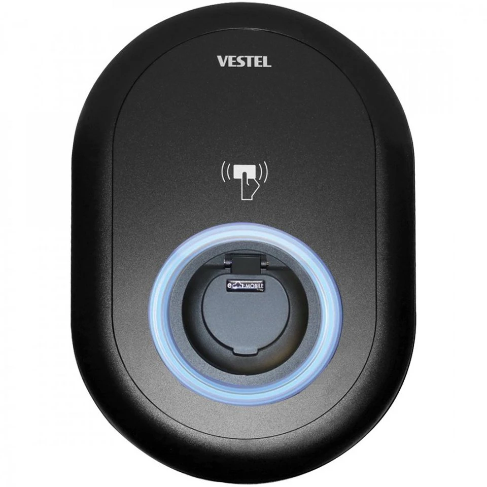 VESTEL EVC04-AC11 Ladestation Wallbox schwarz Elektroauto-Ladegerät