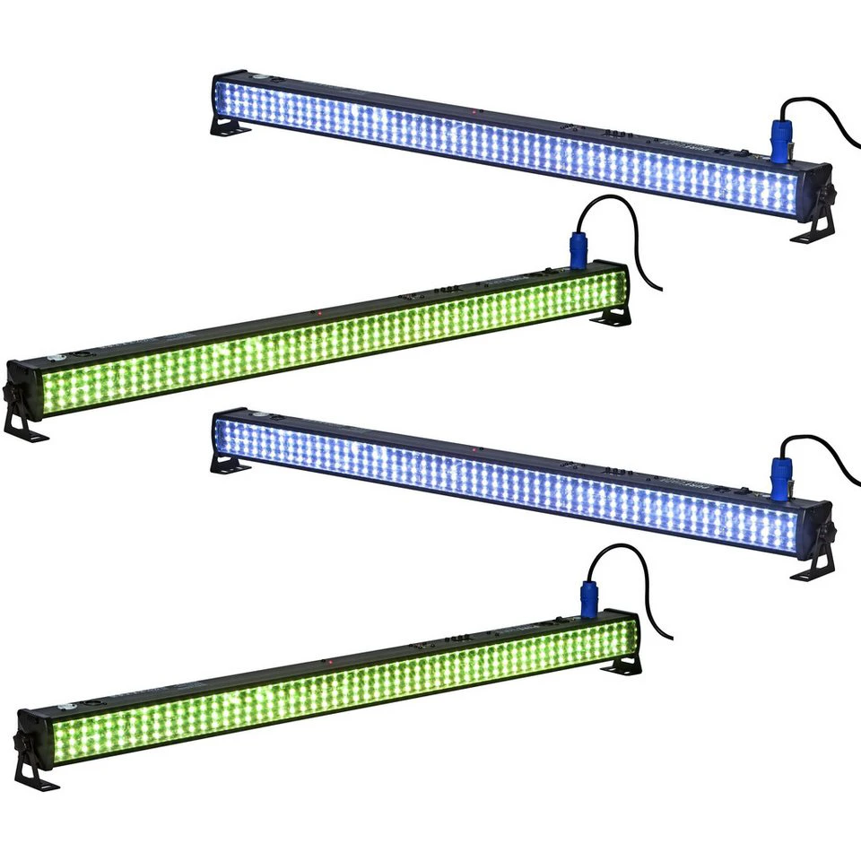 PURElight PixelBar Switch BAT LED Bar Set RGB DMX 224 Multi Colour LEDs