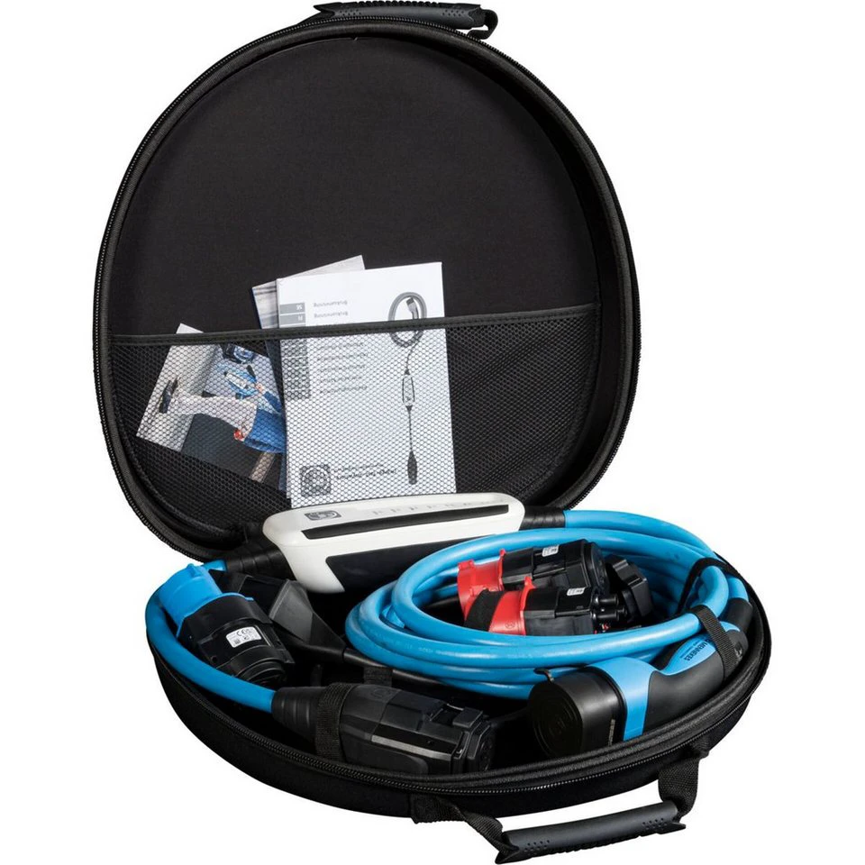 NRGkick Elektroauto-Ladestation 32A 5m Set Optimal WLAN mit Adaptern und Tasche